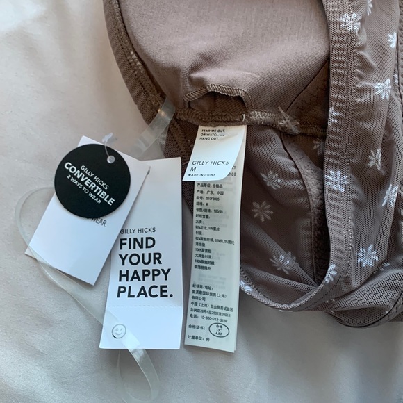 Gilly Hicks Convertible Mesh Daisy Bralette Halter Top - Picture 6 of 6